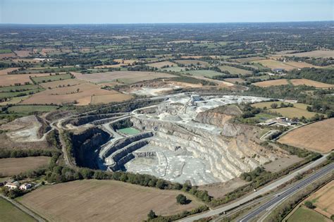 Carrière d'extraction de granulats