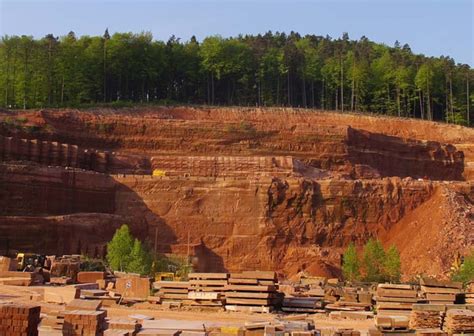 Carrière de grès des Vosges