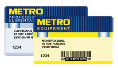 Carte Fidelite Metro