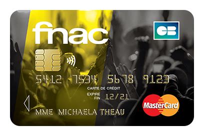 Carte Fnac Mastercard
