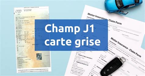 Carte Grise J1
