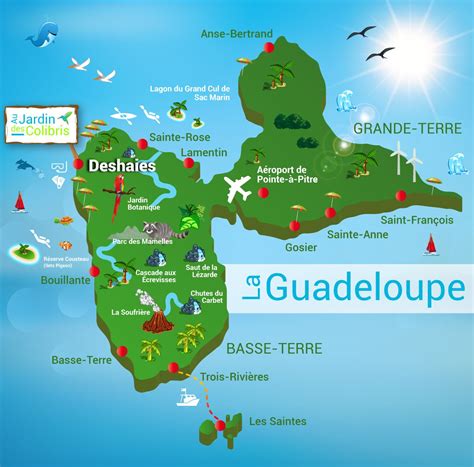Carte Guadeloupe