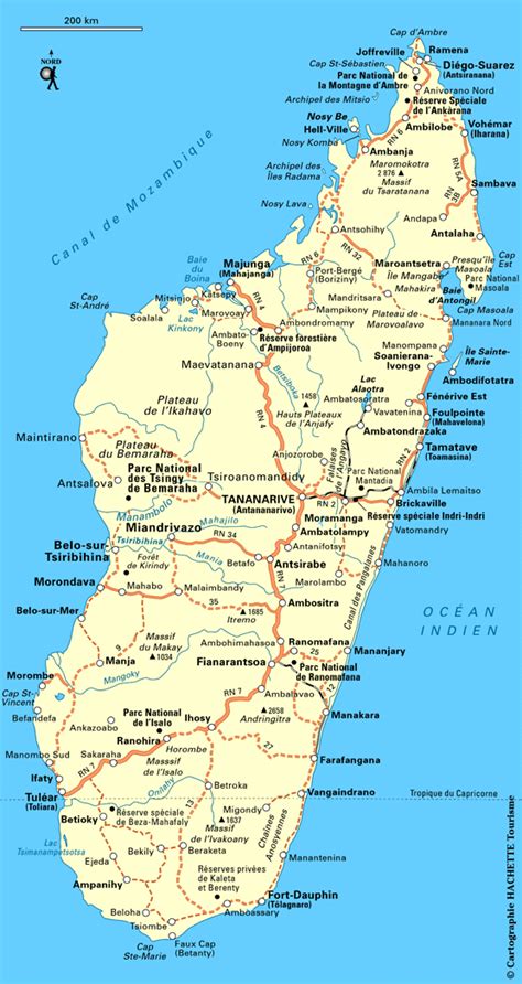 Carte Madagascar