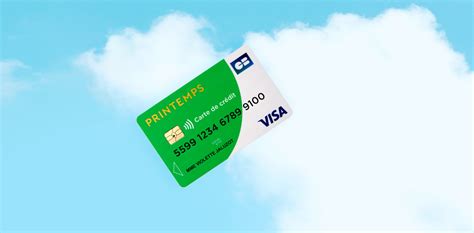 Carte VISA Printemps