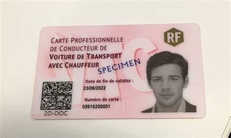 Carte VTC