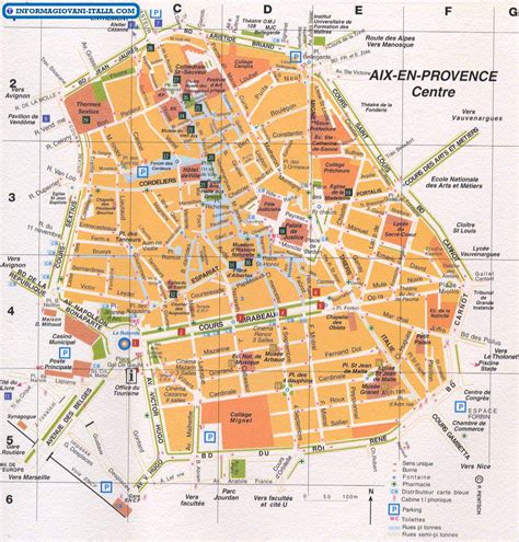 Carte d'Aix-en-Provence