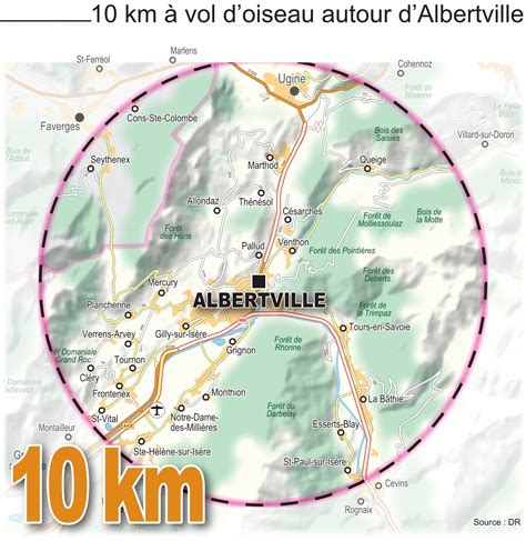 Carte d'Albertville