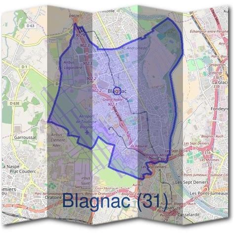 Carte de Blagnac