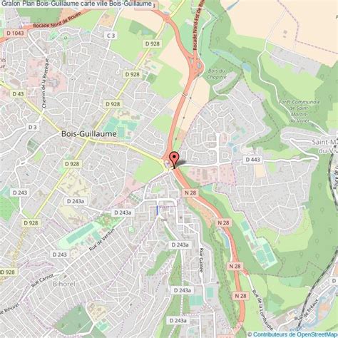 Carte de Bois-Guillaume
