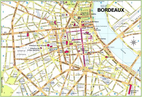 Carte de Bordeaux