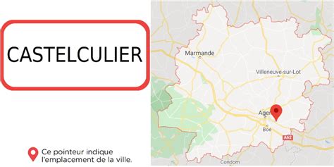 Carte de Castelculier
