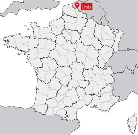 Carte de Croix, France