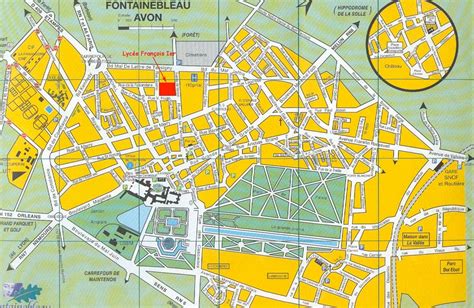 Carte de Fontainebleau