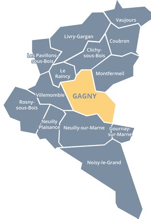 Carte de Gagny
