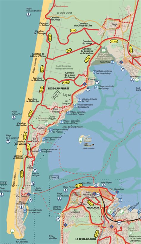 Carte de Lège-Cap-Ferret