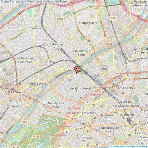 Carte de Levallois-Perret