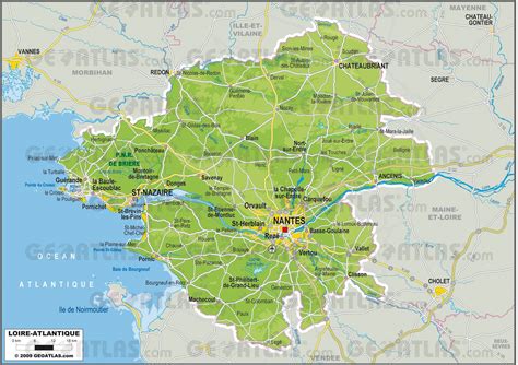 Carte de Loire-Atlantique