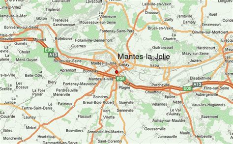 Carte de Mantes-la-Jolie