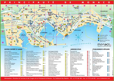 Carte de Monaco