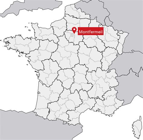 Carte de Montfermeil en Seine-Saint-Denis