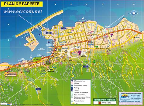 Carte de Papeete