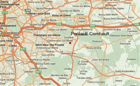 Carte de Pontault-Combault