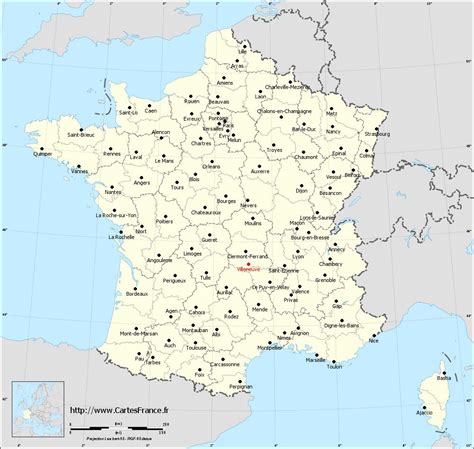 Carte de Villeneuve