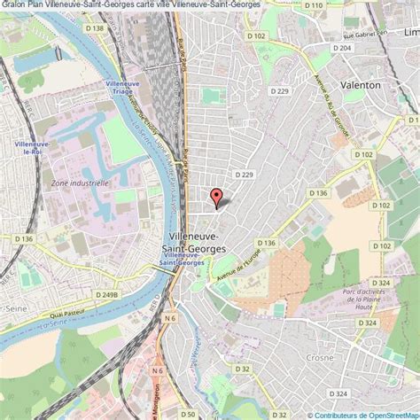 Carte de Villeneuve-Saint-Georges