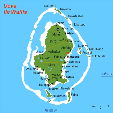 Carte de Wallis et Futuna