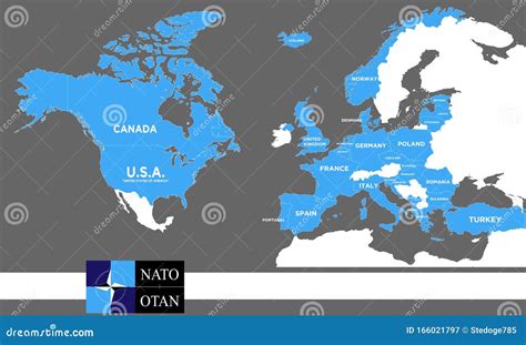 Carte de l'OTAN