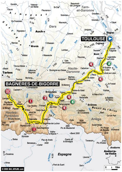 Carte de la Bigorre