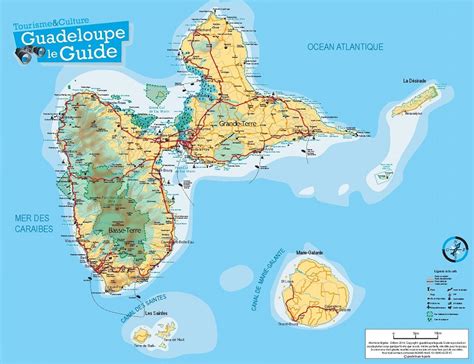 Carte de la Guadeloupe