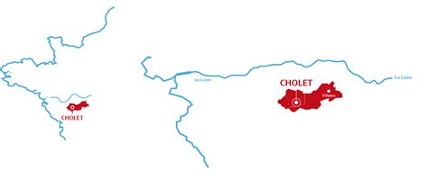 Carte de la région de Cholet