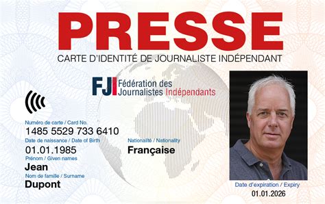 Carte de presse