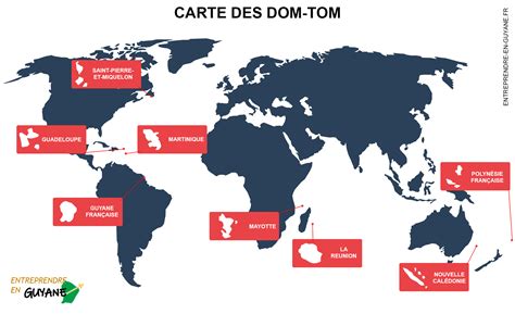 Carte des DOM-TOM