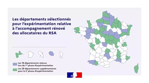 Carte des allocations RSA en France