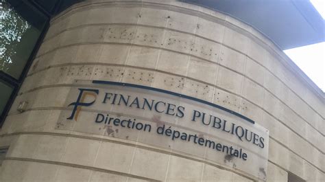 Carte des directions régionales des finances publiques en France
