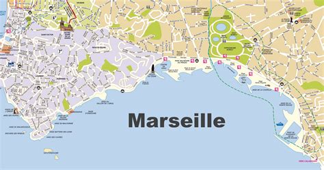 Carte des garages à Marseille