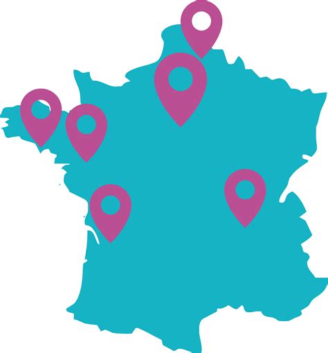 Carte des implantations de la DGFIP en France