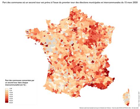 Carte des intercommunalités en France