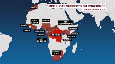 Carte des pays touchés par le boycott de Starbucks