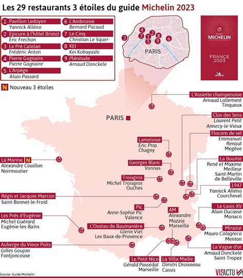 Carte des restaurants du groupe