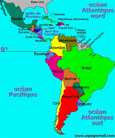 Carte des taux de TVA en Amérique latine