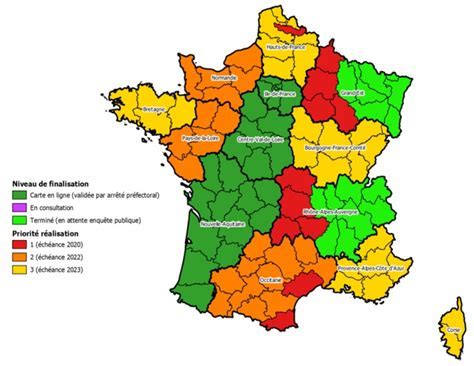 Carte des zonages CFE 2023