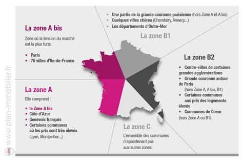 Carte des zones PTZ en France
