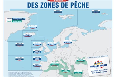 Carte des zones de pêche du plastique