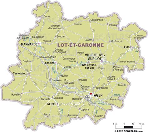 Carte du Lot-et-Garonne