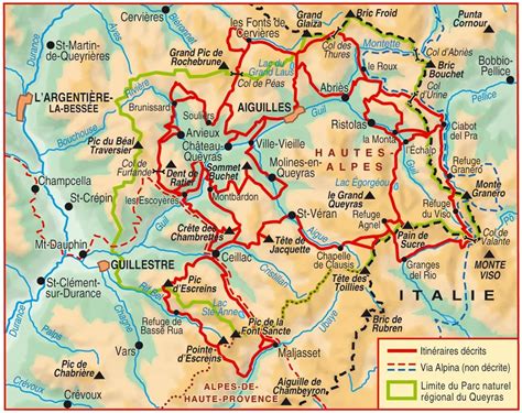 Carte du Queyras