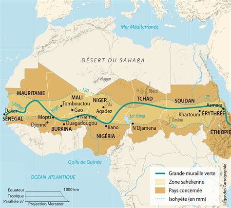 Carte du Sahel