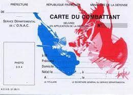 Carte du combattant